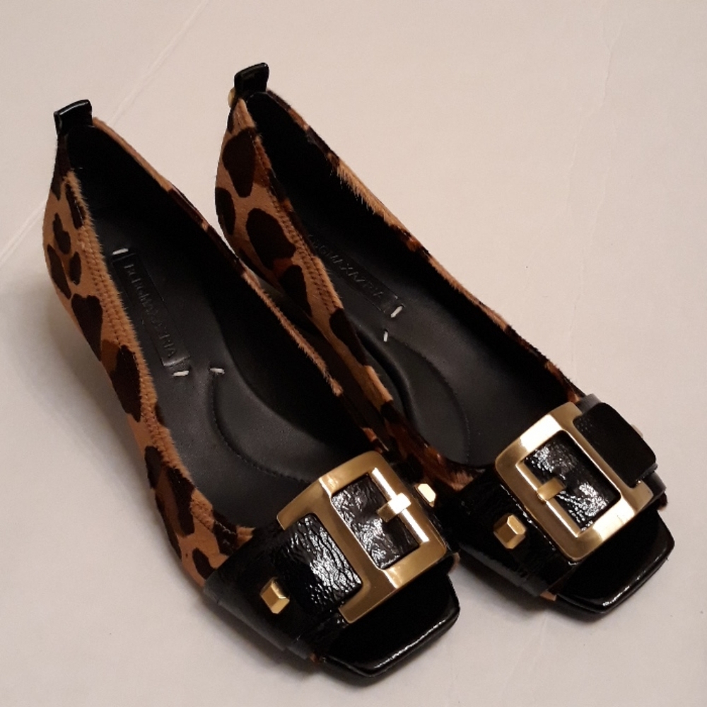 BCBG Maxazria/Leapord Print/Calf Hair/ Wedge Heels - Picture 15 of 16